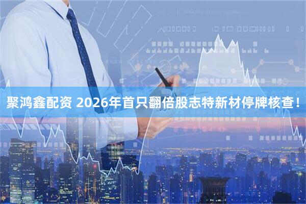 聚鸿鑫配资 2026年首只翻倍股志特新材停牌核查！